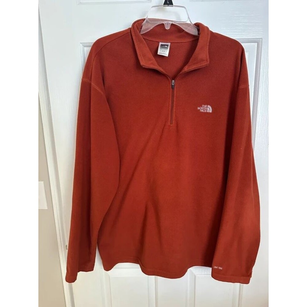 Men’s North Face TKA 100 Orange Fleece